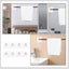 8 Pcs Curtain Rod Brackets Hooks Adhesive Curtain Rod Holder Hooks Curtain Rod Carousel 2