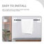 8 Pcs Curtain Rod Brackets Hooks Adhesive Curtain Rod Holder Hooks Curtain Rod Carousel 5
