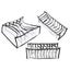 3pcs Socks Underwear Organizer Underwear Storage Box Closet Storage Container Carousel 2
