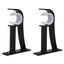 2pcs Rod Stand Curtain Fixation Aluminum Alloy Single Curtain Rod Bracket Rod B Carousel 3