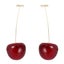 Cherry Earrings Ear Jewelry Woman Cherry Earring Jewelry Gift Earrings Statemen Carousel 2