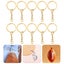 10pcs Metal Blank Key Rings Split Key Holder Rings Diy Key Chain Accessories Carousel 3