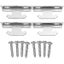 4 Sets Of Curtain Rod Brackets Curtain Rod Mount Brackets Curtain Accessories Carousel 1