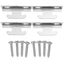 4 Sets Of Curtain Rod Brackets Curtain Rod Mount Brackets Curtain Accessories Carousel 2