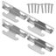 4 Sets Of Curtain Rod Brackets Curtain Rod Mount Brackets Curtain Accessories Carousel 3