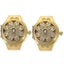 2pcs Diamond Decorative Watch Ring Chic Ring Watch Fashion Jewelry Ring Carousel 1