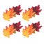 16pcs Halloween Decoration Thanksgiving Ornament Simulation Maple Leaf Set Deco Carousel 1