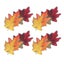 16pcs Halloween Decoration Thanksgiving Ornament Simulation Maple Leaf Set Deco Carousel 2