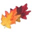 16pcs Halloween Decoration Thanksgiving Ornament Simulation Maple Leaf Set Deco Carousel 3