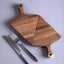SOGA 6 pcs Brown Round Divisible Wood Pizza Server Food Plate Board Pizza Pad... Carousel 5