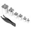 6pcs Precision Steel Scale Weight Kit Class Calibration Weights 5g 10g 2x20g 50 Carousel 1