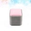 2 Pcs Jewelry Boxes Delicate Pink And Grey Jewelry Packaging Case Ring Organize Carousel 3