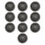 10 Pcs Brass Drawer Knobs Circle Door Knobs Retro Door Knob Cabinet Hand Grips Carousel 3