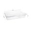 SOGA 100mm Clear Gastronorm GN Pan 1/1 Food Tray Storage Bundle of 2 Carousel 5