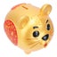 1pc Tiger shape Piggy Bank Desktop Cow Adornment Cartoon Saving Pot Ornament Carousel 3