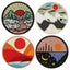 4pcs Diy Patches Sewing Patches Decorative Embroidered Repair Applique Carousel 1
