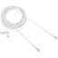 1 Set Curtain Wire Window Curtain Rope Picture Hanging Wire With Screw Eyes Hoo Carousel 3