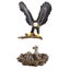 2pcs Simulated Animal Model Toys Imitated Eagle Model Ornaments Kids Educationa Carousel 1
