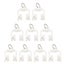 50pcs Curtain Track Pulley Flexible Curtain Mute Glider Curtain Accessories Carousel 3