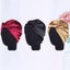 3 Pcs Satin Lined Turbans Women Satin Bonnet Salon Bonnet Night Hat Hair Bonnet Carousel 3
