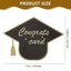 30pcs Graduation Cap Shape Greeting Cards Delicate Paper Gift Cards School Grad Carousel 4