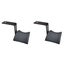 2pcs Metal Headset Rack Hooks Headphone Holder Monitor Mount Headphone Hanger F Carousel 1