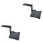 2pcs Metal Headset Rack Hooks Headphone Holder Monitor Mount Headphone Hanger F Carousel 2