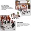 1 Set/28pcs Mini Farm Animal Figurine Toys Mini Farmhouse Model Toys Carousel 2