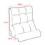SOGA 45cm Khaki Triangular Wedge Lumbar Pillow Headboard Backrest Sofa Bed Cu... Carousel 5