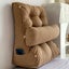 SOGA 45cm Khaki Triangular Wedge Lumbar Pillow Headboard Backrest Sofa Bed Cu... Carousel 3