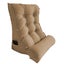 SOGA 45cm Khaki Triangular Wedge Lumbar Pillow Headboard Backrest Sofa Bed Cu... Carousel 1