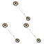 3pcs 15cc 5cc Double Head Coffee Spoon Stainless Steel Measuring Coffee Tea Spo Carousel 1