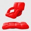 SOGA 4X Foldable Lounge Cushion Adjustable Floor Lazy Recliner Chair with Arm... Carousel 4