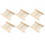 6pcs Wooden Soap Holder Dish Draining Tray Wooden Soap Case Holder For Bathroom Carousel 3