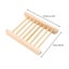 6pcs Wooden Soap Holder Dish Draining Tray Wooden Soap Case Holder For Bathroom Carousel 4