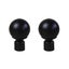 2 Pcs Gold Curtain Rod Curtain Rod End Curtain Pole Finials Curtain Pole Head W Carousel 1