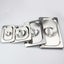 SOGA 4X Gastronorm GN Pan Lid Full Size 1/2 Stainless Steel Tray Top Cover Carousel 9