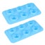 2pcs Diy Ice Molds Shaped Ice Making Grids Silicone Ice Block Mold 3d Ice Box F Carousel 2