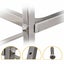 SOGA 4 Tier Stainless Steel Kitchen Dinning Food Cart Trolley Utility Size Sq... Carousel 5