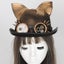Women Cat Ears Steampunk Hat One Size Bronze Color Carousel 2