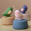 Rsoe Chirping Bird Countdown Student Learning Time Manager Kitchen Timer Mecha Carousel 2