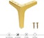 Set Of 4 Metal Furniture Feet 17cm Carousel 3