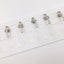 100 Pack Metal Curtain Header Tape Drapery Hooks Silver Carousel 3
