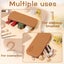 Travel Makeup Brush Holder Silicone Makeup Brush Organiser Zippered Pouch Ant Carousel 4