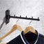 Stainless Steel Clothes Hanger With Swing Arm Support Bars Wall Mounted Hanger Carousel 2