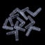 10Pcs/Lot Aquarium Airline Tubing Connectors Fish Tank Transparent Carousel 6