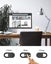 Laptop Webcam Cover 8 Pcs 4 Black+4 Red Webcam Cover Kiwi Design Ultra-thin Carousel 4