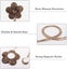 Purple Color Set Of 2 Retro Magnetic Curtain Tiebacks Japanese Apricot Tree Carousel 3