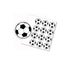 40pcs Soccer Stickers Kids Birthday Cake Topper Round Disc With Small Soccer B Carousel 1