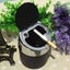Stainless Steel Ashtray With Lid silver Black Portable Windproof Ashtray L Carousel 4